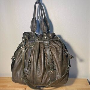 Sabina New York Green Soft Leather Bag